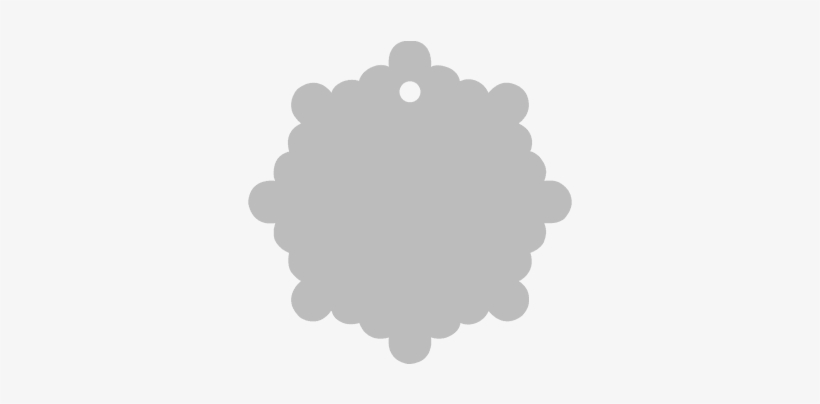 Snowflake - Christmas Ornament, transparent png #4241720