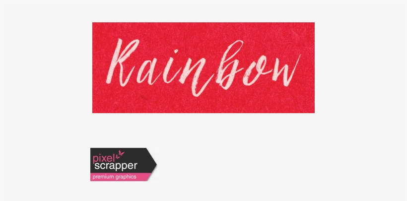 Rainbow Word Art - Apples Wordart, transparent png #4241988