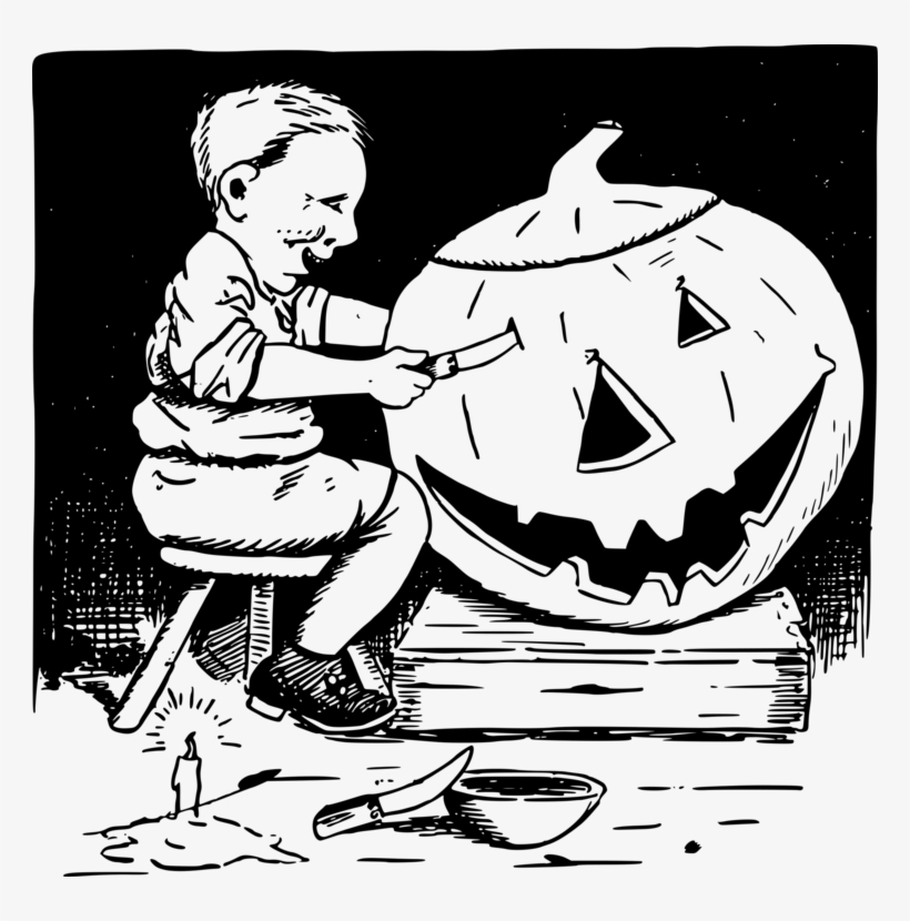 The Pumpkin Carving Book Jack O' Lantern - Making A Jack O Lantern Clipart, transparent png #4241993