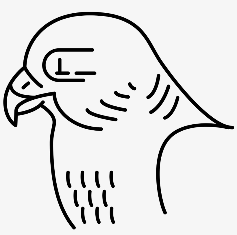 File - Peregrine Falcon - Svg - Free Peregrine Falcon Svg Files, transparent png #4242018