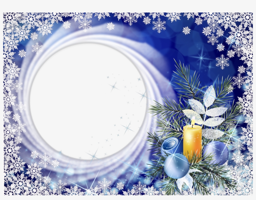 En Marcos Para Fotografías Tenemos Cientos De Bordes - Christmas And New Year Frames Png, transparent png #4242191