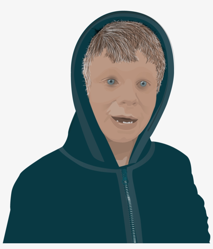 Portrait, Illustration, Vector - Boy, transparent png #4242237