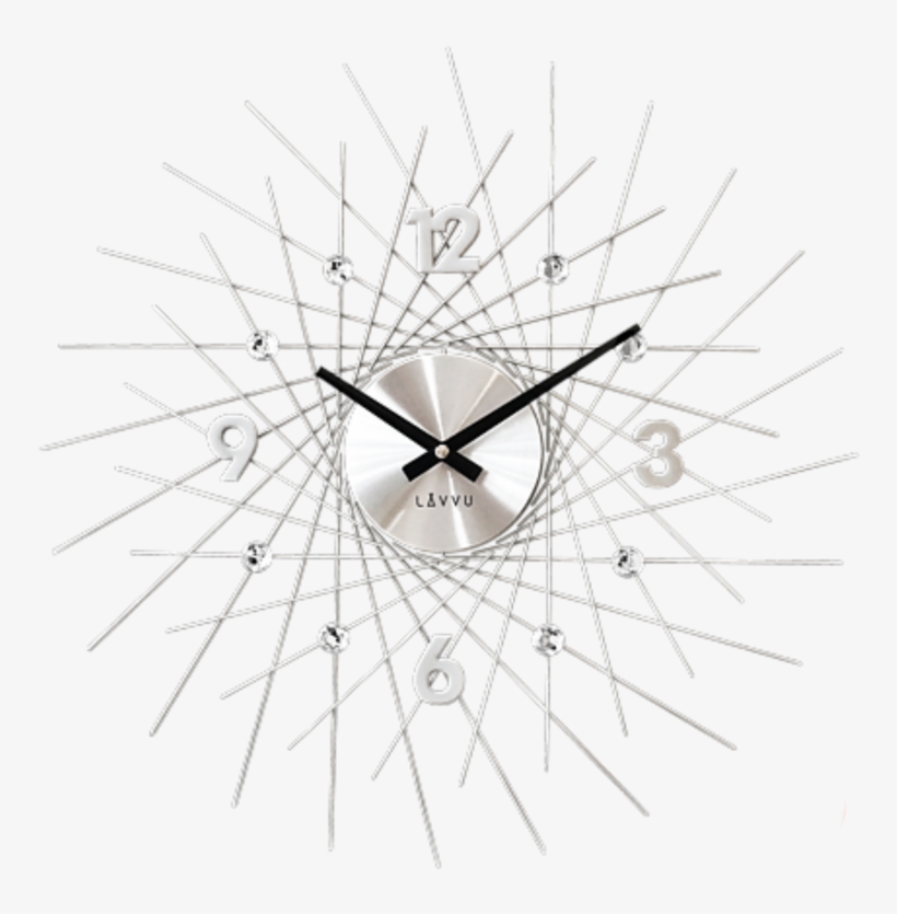 Lavvu Crystal Silver Lines Lct1050 - Hodiny Lavvu, transparent png #4242781