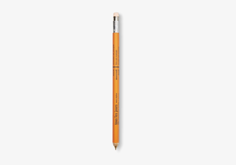 Orange Mechanical Pencil - Calligraphy, transparent png #4242960