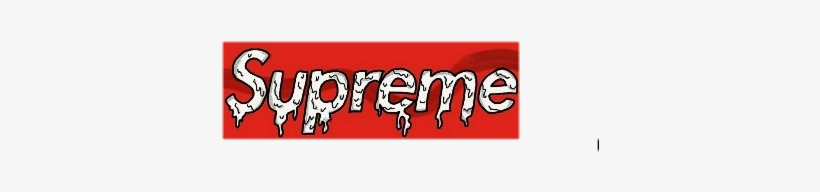 Pikacku Sticker - Supreme Logo Grime Art, transparent png #4243083