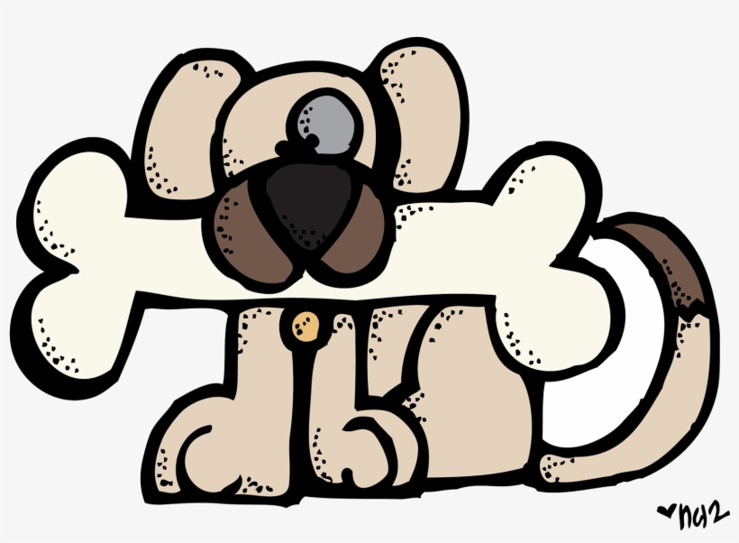 Free Dog Bone Clipart Png - Dog Clip Art Melonheadz, transparent png #4243471