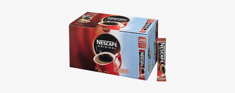 Nescafé Original Sachets 200 X - Nescafe Original Sachet, transparent png #4243698