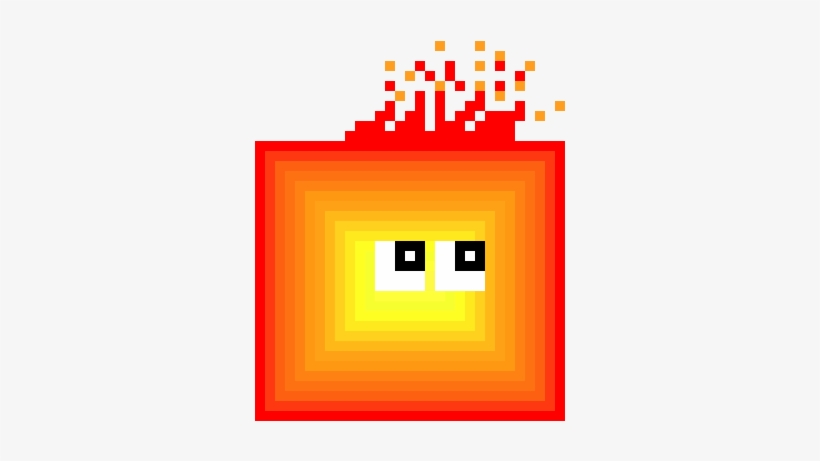 Fireball - Pixel Art, transparent png #4244327