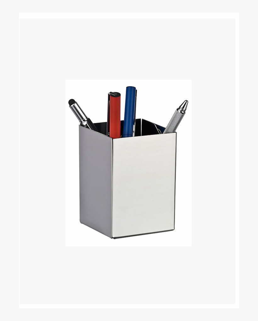 Pen Cup Rom, Silver - Pen, transparent png #4244469