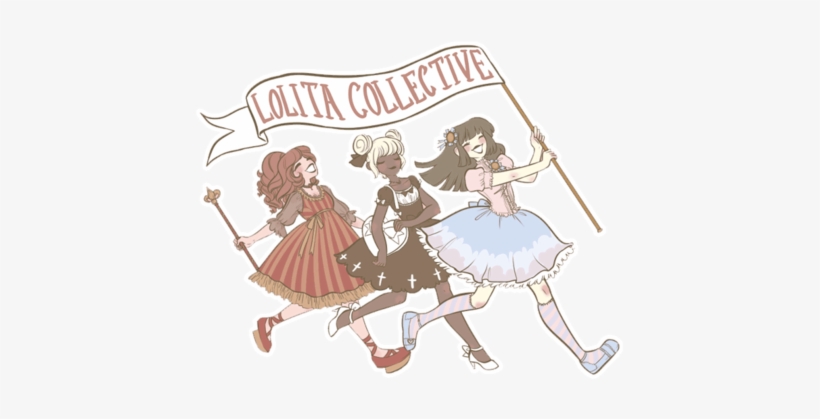 A Group Of Lolita Inspired Designers From All Over - Lolita Fashion, transparent png #4244553