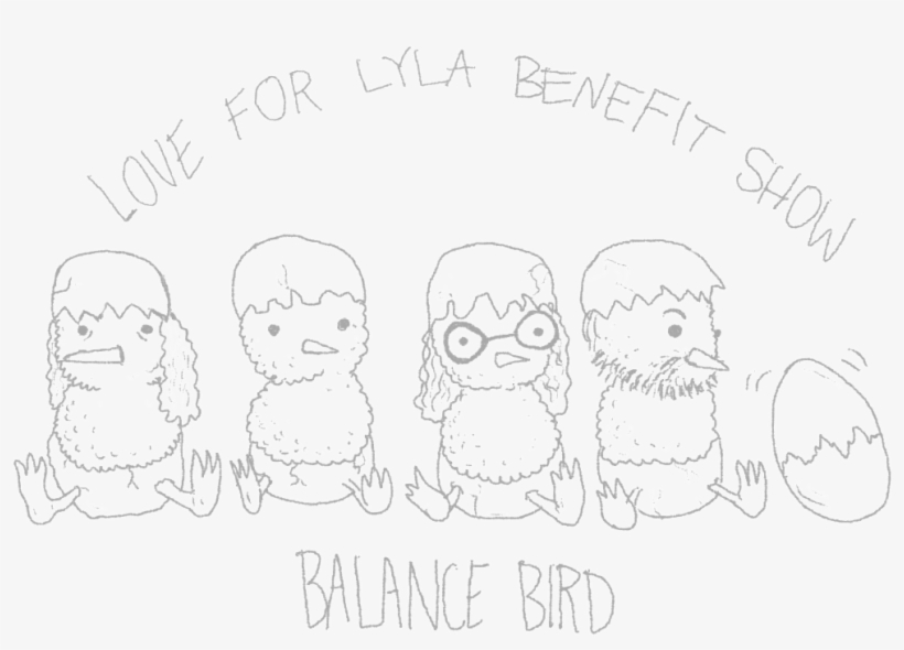 4 Birds Love For Lyla White Background - Portable Network Graphics, transparent png #4244680