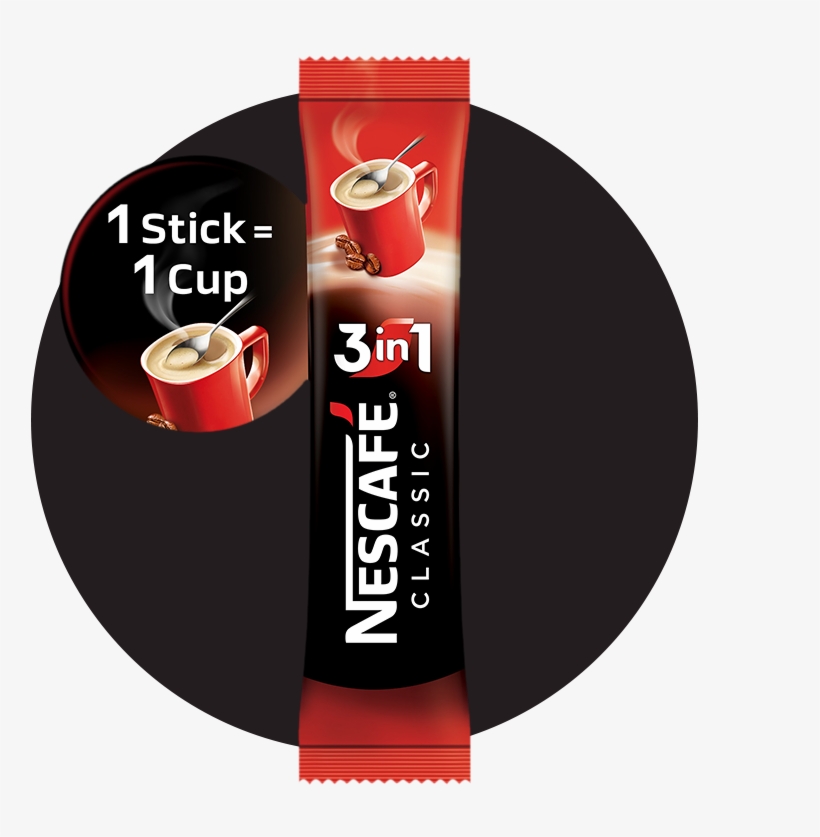 Nescafé® My Cup® 3in1 Regular Coffee Mix 20g - Nescafe 3 In 1 Coffee Sachets, transparent png #4244909