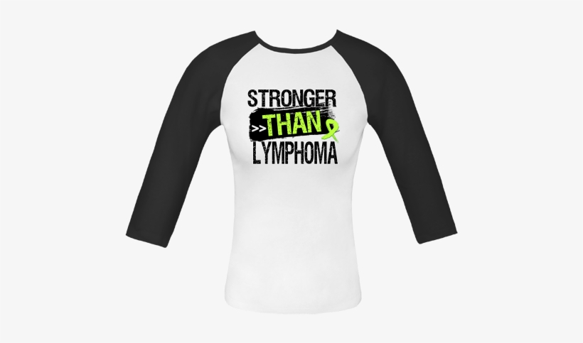 Stronger Than Lymphoma Fitted Raglan T Shirts Featuring - Stronger Than Pancreatic Cancer Yard Sign, transparent png #4245038