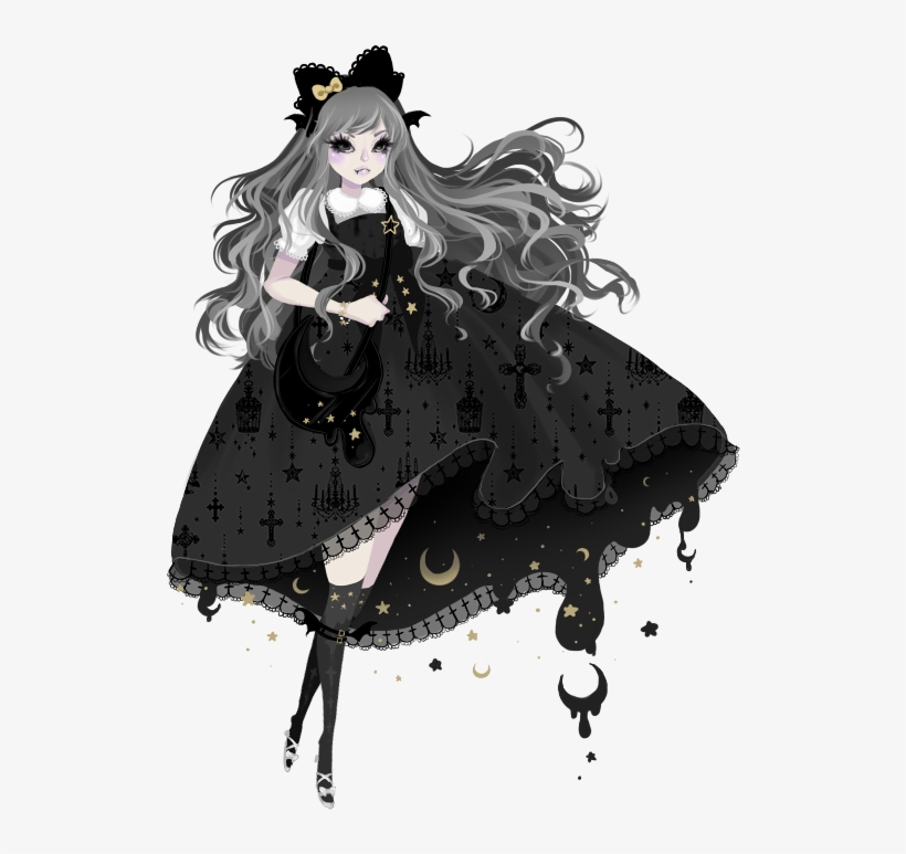 Art Lolita Commission Lolita Fashion Lolita Fashion - Anime Loli Creepy, transparent png #4245116