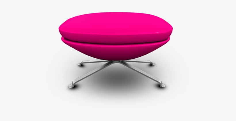 Transparent Pink Ottoman Png Clipart - Chair, transparent png #4245310