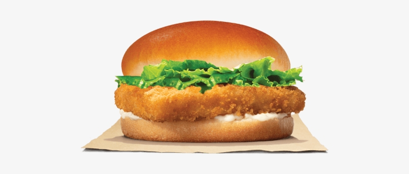 Big Fish - Burger King Food, transparent png #4245448