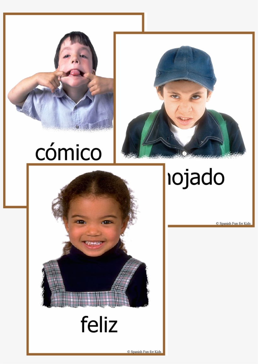 Flash Cards -las Emociones - Toddler, transparent png #4245471