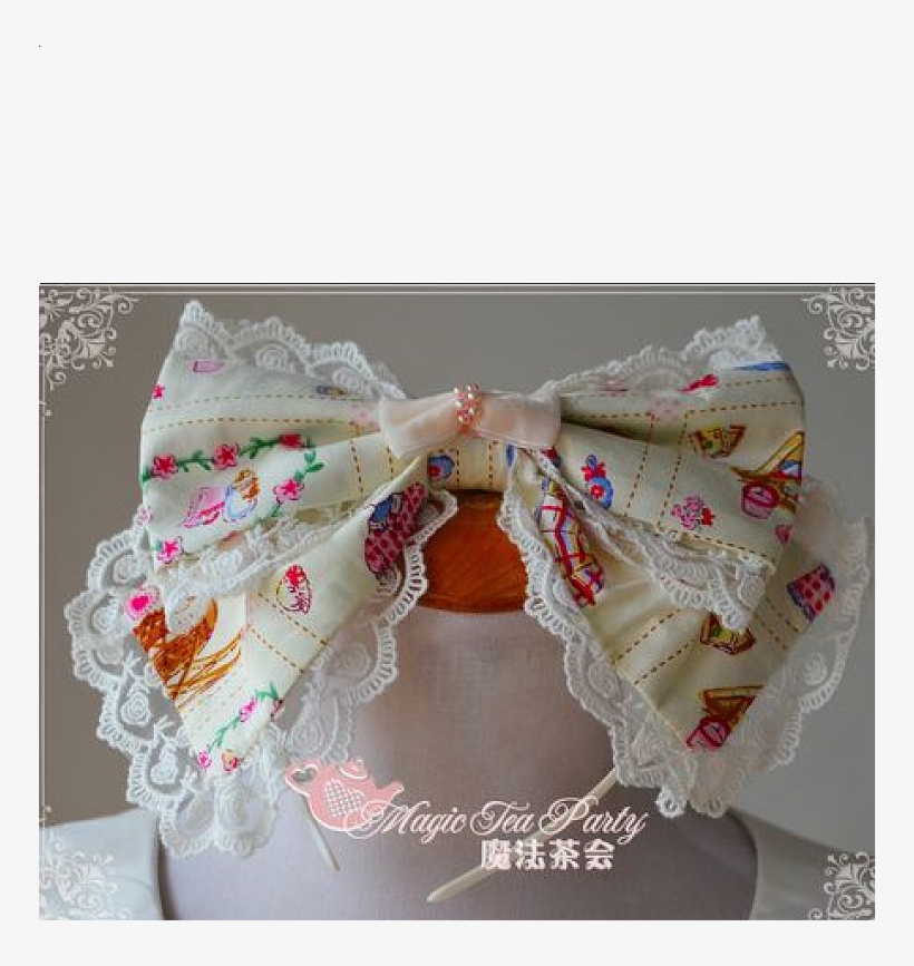 Sweet Lace Trimmed Lolita Kc - Panties, transparent png #4245498