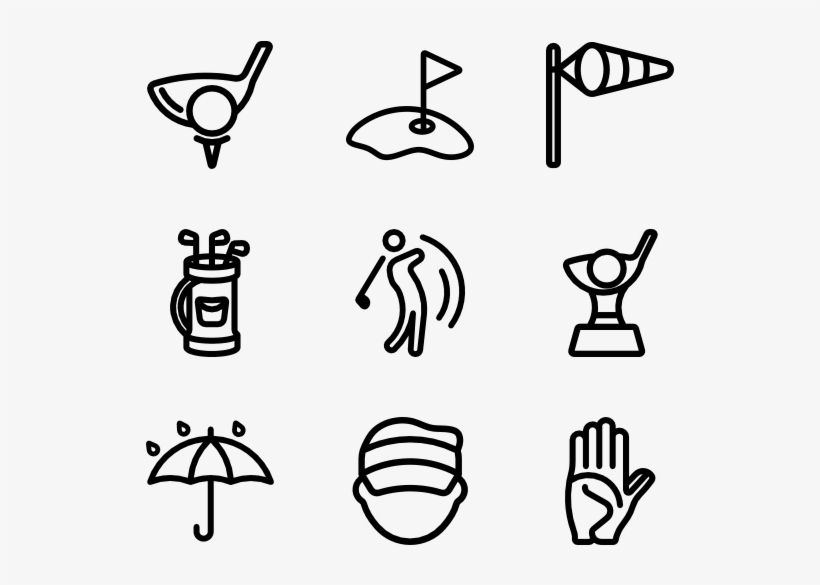 Golf - Teeth Icons, transparent png #4245561