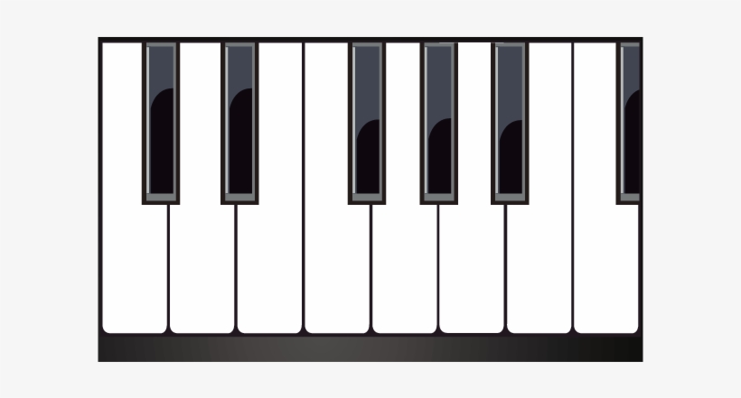 Musical Keyboard Piano - Piano Vector Png, transparent png #4246459