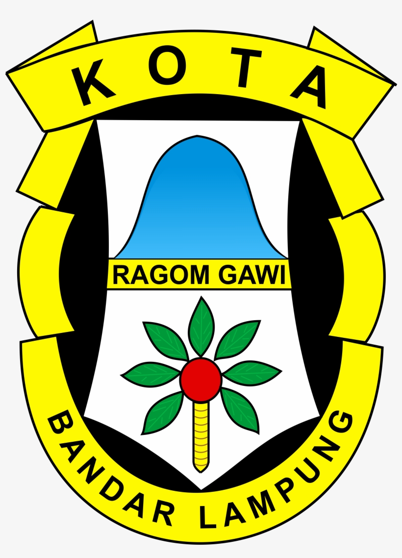 Lambang Kota Bandar Lampung Lama - Bandar Lampung, transparent png #4247064
