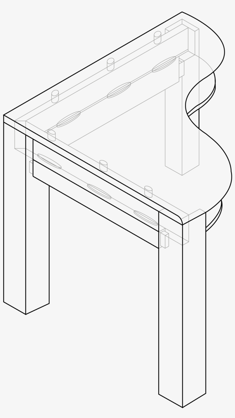 Piano Stool And Joints Wood - Coffee Table, transparent png #4247136