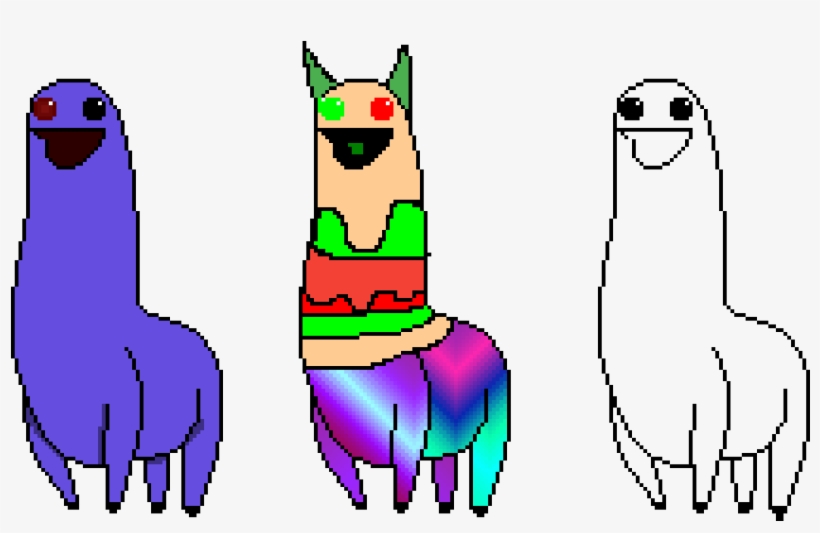 Look, Im A Weird Looking Lama, Cool - Llama, transparent png #4247140