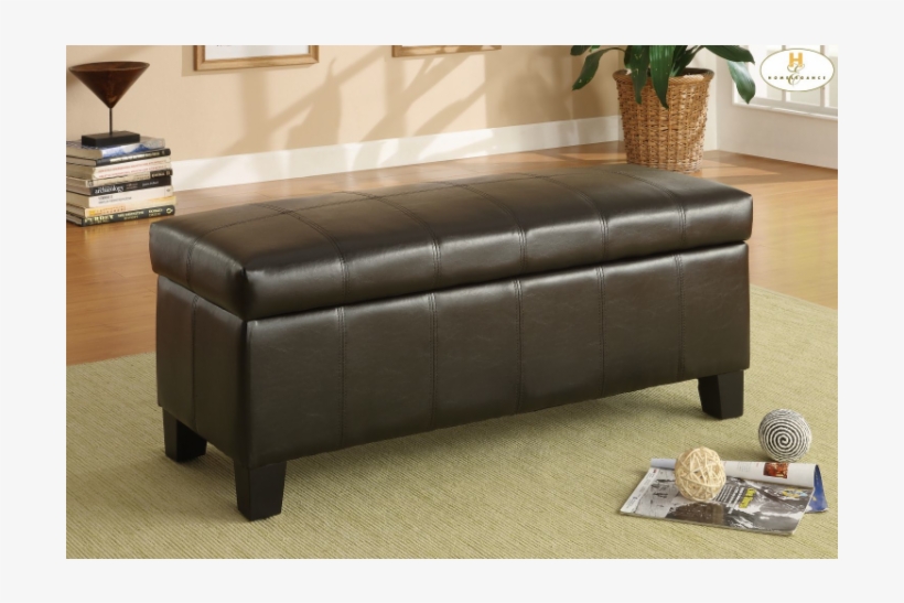 Clair Lift Top Storage Ottoman - Homelegance Clair Lift Top Storage Bench, transparent png #4247542