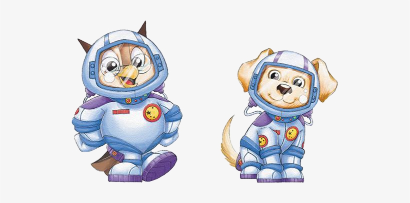 Meet Atlas And Geo Geo The Owl And His Best Friend - Cartoon, transparent png #4248035