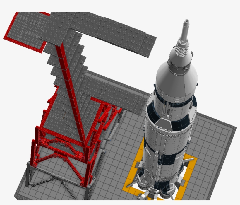 020 Saturnv Scale Test - Missile, transparent png #4248138