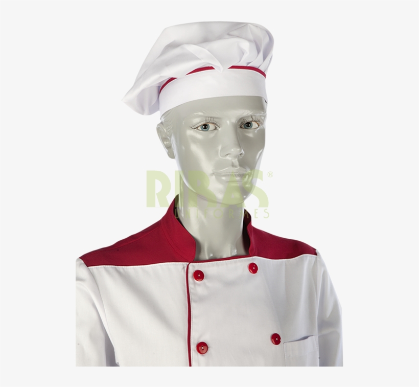 Gorro Chef Blanco Vivo Burdeos - Costume Hat, transparent png #4248171