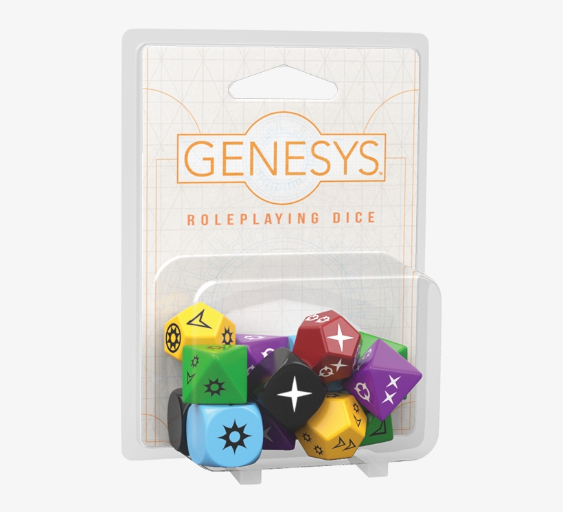 Gns02 Box Left - Genesys Rpg Dice, transparent png #4248276