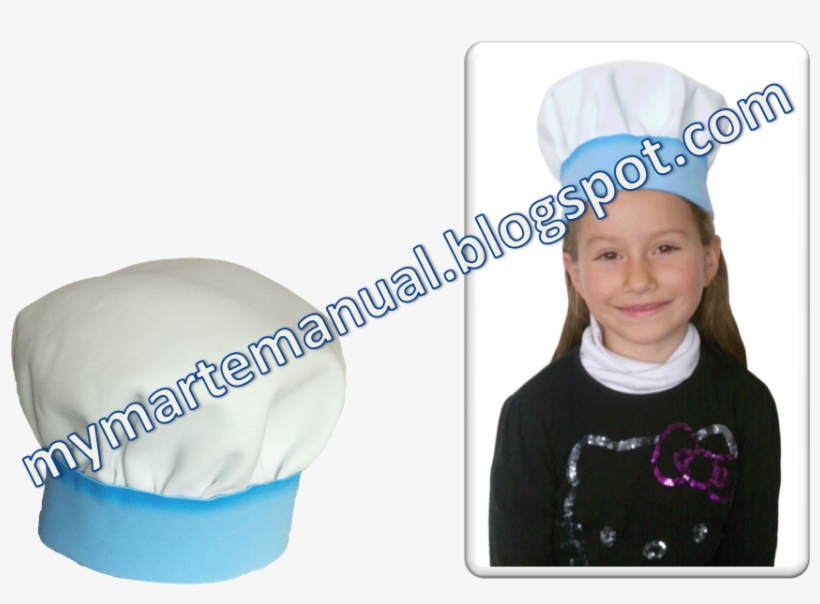 Gorro De Chef En Foamy - Beanie Knit Cap, transparent png #4248405