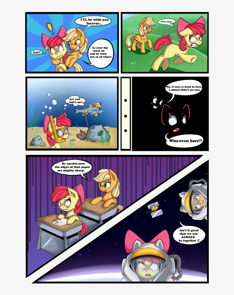 Apple Bloom, Applejack, Artist - Comics, transparent png #4248482