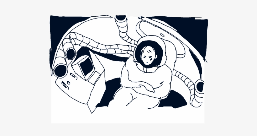 Astronauts - Illustration, transparent png #4248630