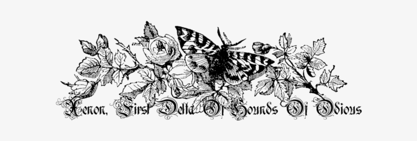 Vintage Black And White Flower Clip Art - Fairy Dust Killer: A Bent Mystery, transparent png #4248791