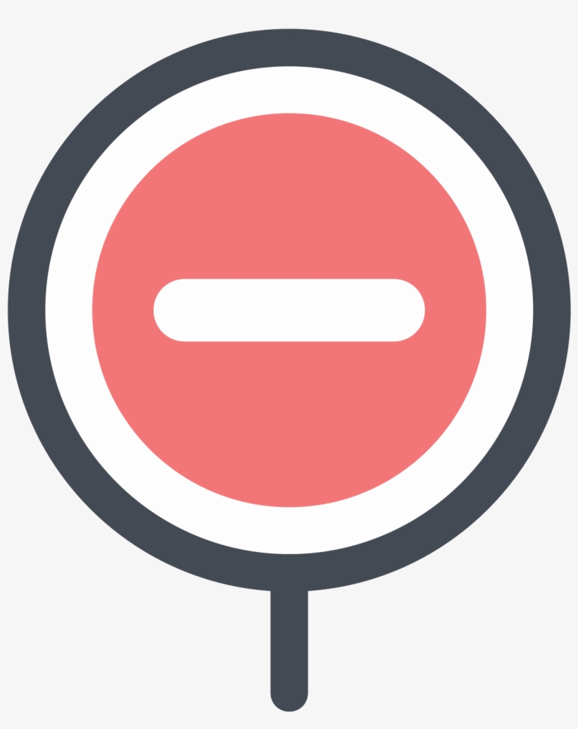 No Entry Icon - Traffic Sign, transparent png #4249349