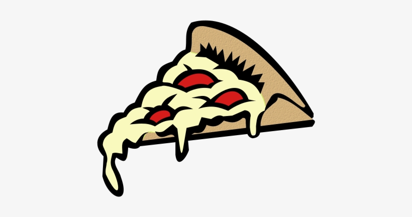 Slice - Pizza Cartoon Transparent Background, transparent png #4249402