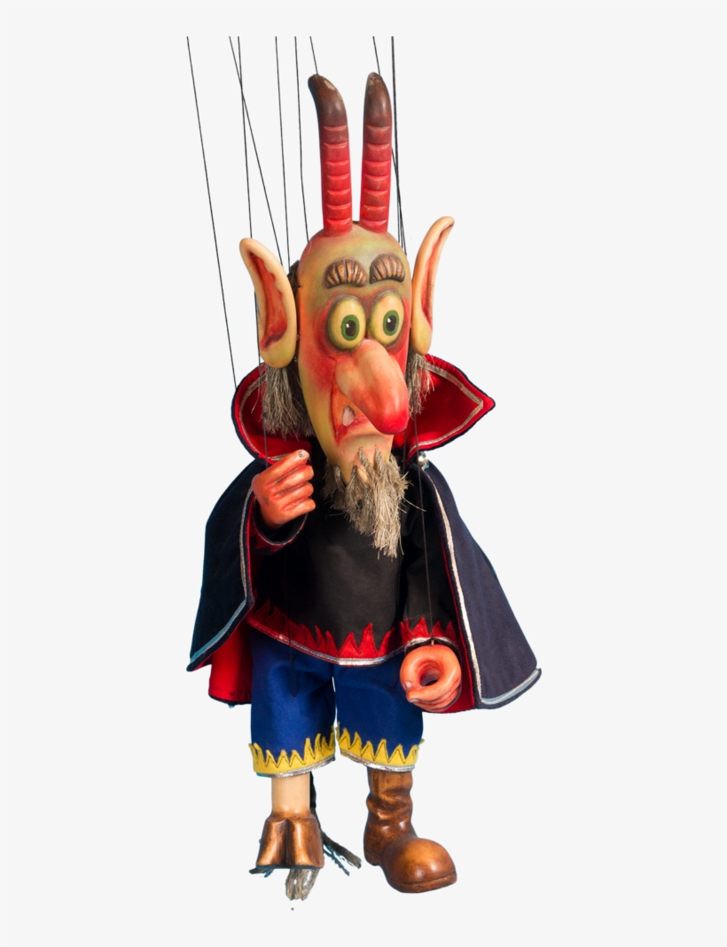 Марионетка Черт - Marionette Devil - Čert, transparent png #4249589