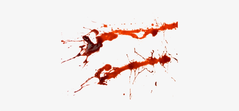 Blood Png Splashes - Blood Splatter Png Transparent Background, transparent png #4249616