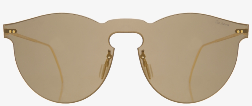 Leonard Mask Gold Front Hi Res V=1510360565 - Sunglasses, transparent png #4250115