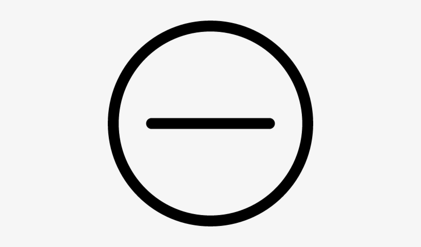 No Entry Sign Vector - Minus Button Icon, transparent png #4250214