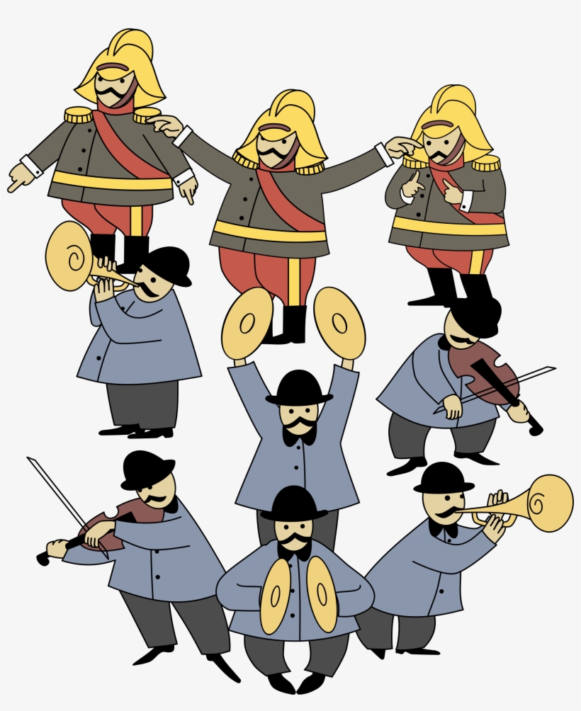 Rock Band Clip Art N11 - Ban Nhạc Vector, transparent png #4250583