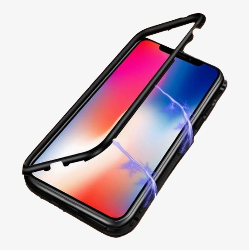 Magnetic Adsorption Phone Case, transparent png #4250610