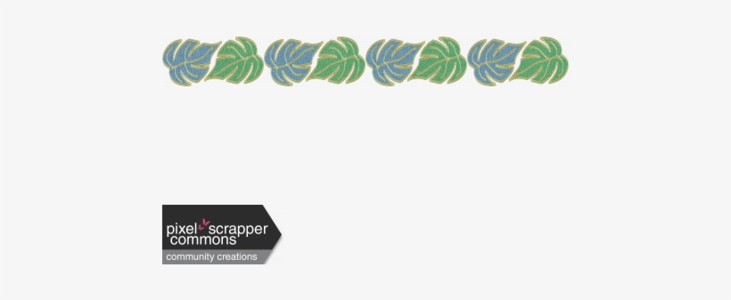 Gentle Blooms -leafy Trim - Digital Scrapbooking, transparent png #4251037
