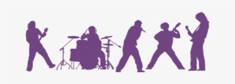 Rock Band Silhouette, transparent png #4251042