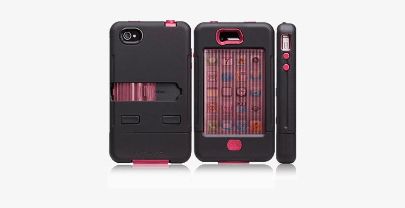 Casemate Tank Iphone - Case-mate Tank - Black, Pink - For Apple Iphone 4,4s, transparent png #4251044