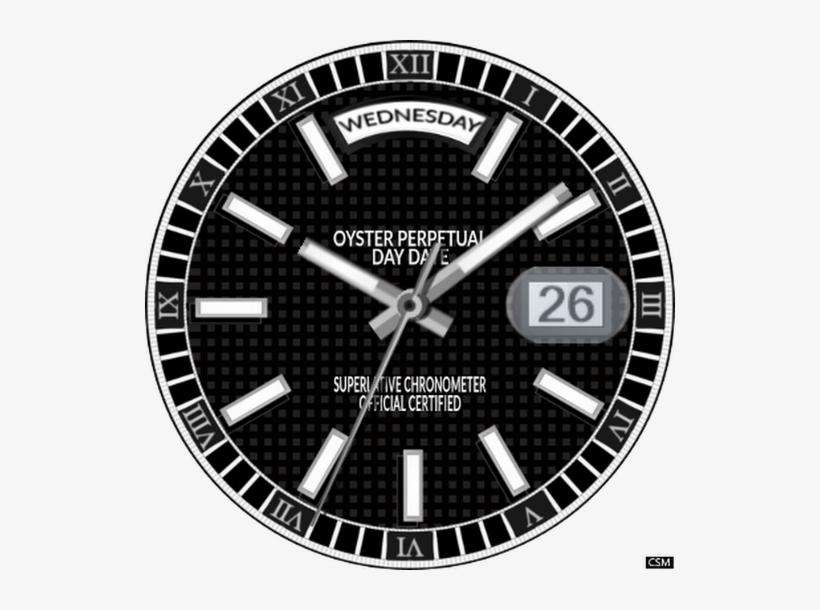 Original With New Sec Hands Fix Size Of Hour And Minute - Watch, transparent png #4251193