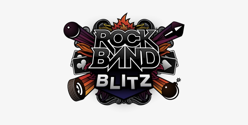 Rock Band High Quality Png Png Images - Rock Band Blitz Logo, transparent png #4251225