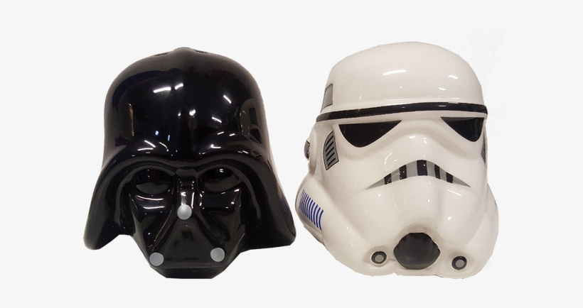 Darth Vader & Stormtrooper Salt And Pepper Shakers - Star Wars Darth Vader And Stormtrooper Salt, transparent png #4251331